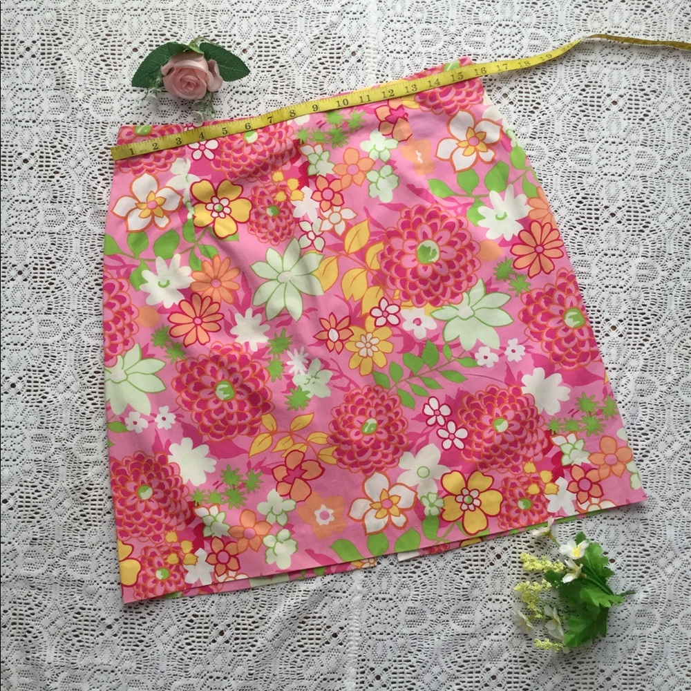 John Roberts Floral Womens Skirt Size 14P